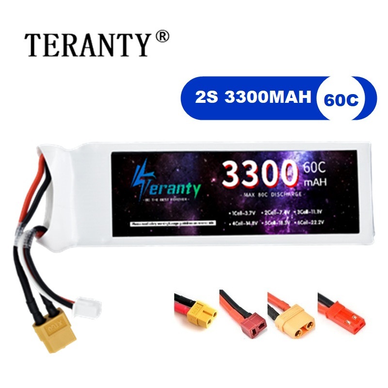 Batteria LiPo 2S 7.4V 3300mAh  - Drone Battery Adapter recensione e prezzo