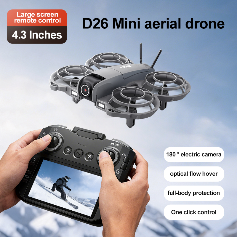Drone D26 4K HD Aereo 180° °   - Drone Battery Adapter recensione e prezzo